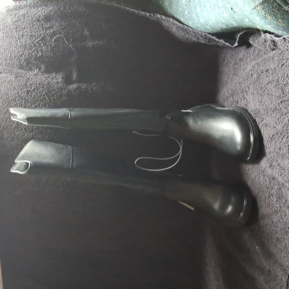 Brand new pair of A New Day tall black Moto-Biker style boots. With original box - Picture 3 of 5